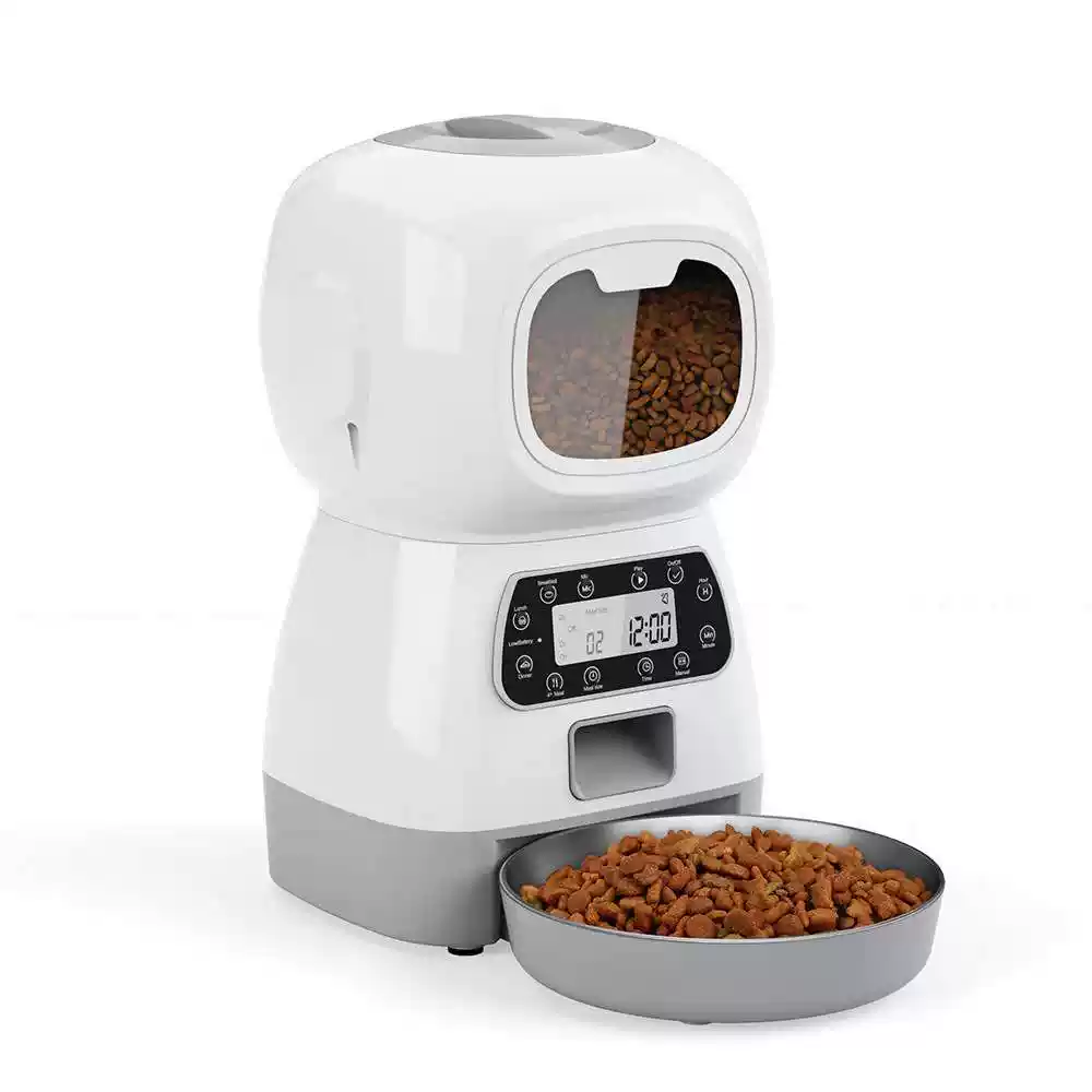 3.5L Automatic Pet Feeder for Cats & Dogs – Button & WiFi Options - Image 5