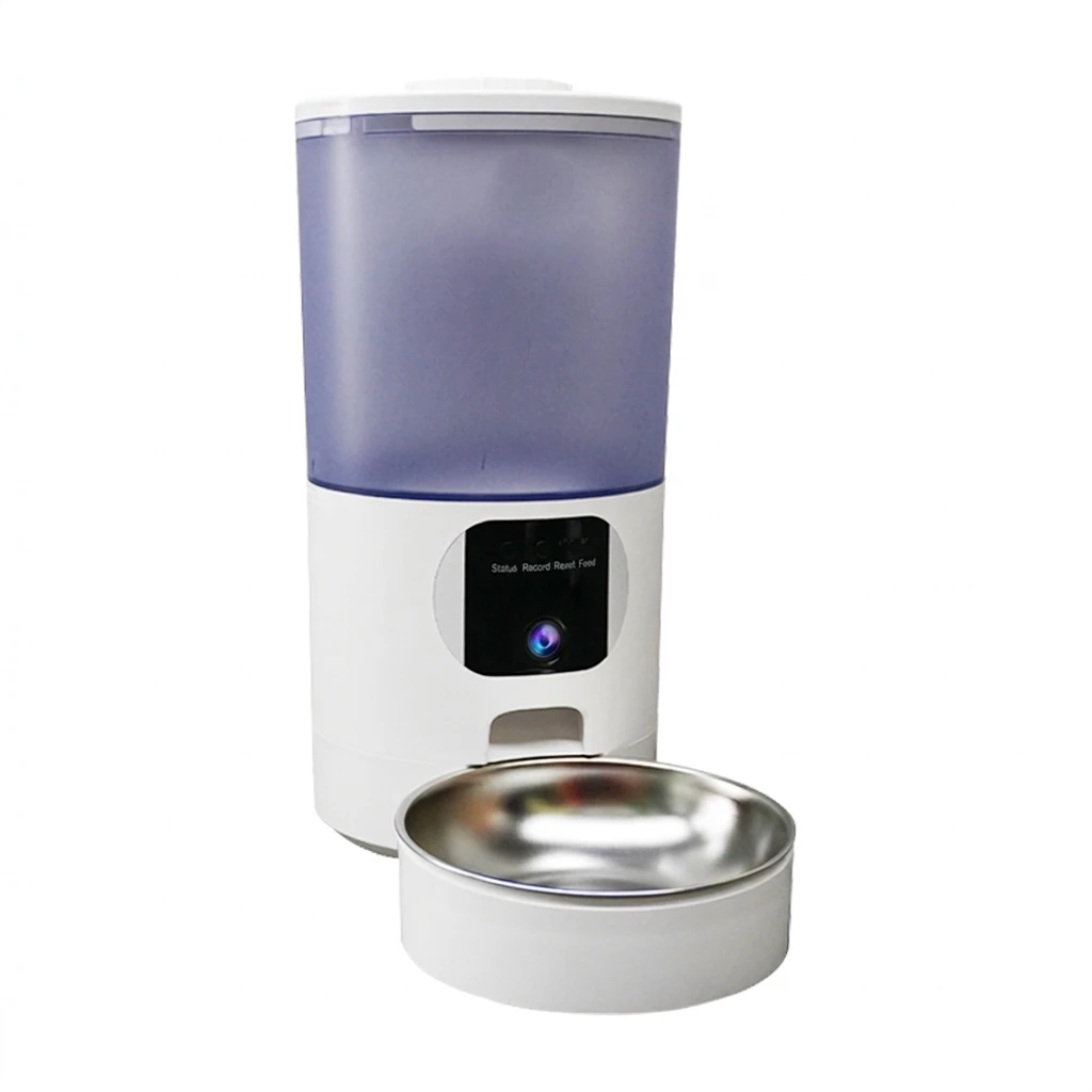 4L Camera Automatic Pet Feeder for Cats and Dogs