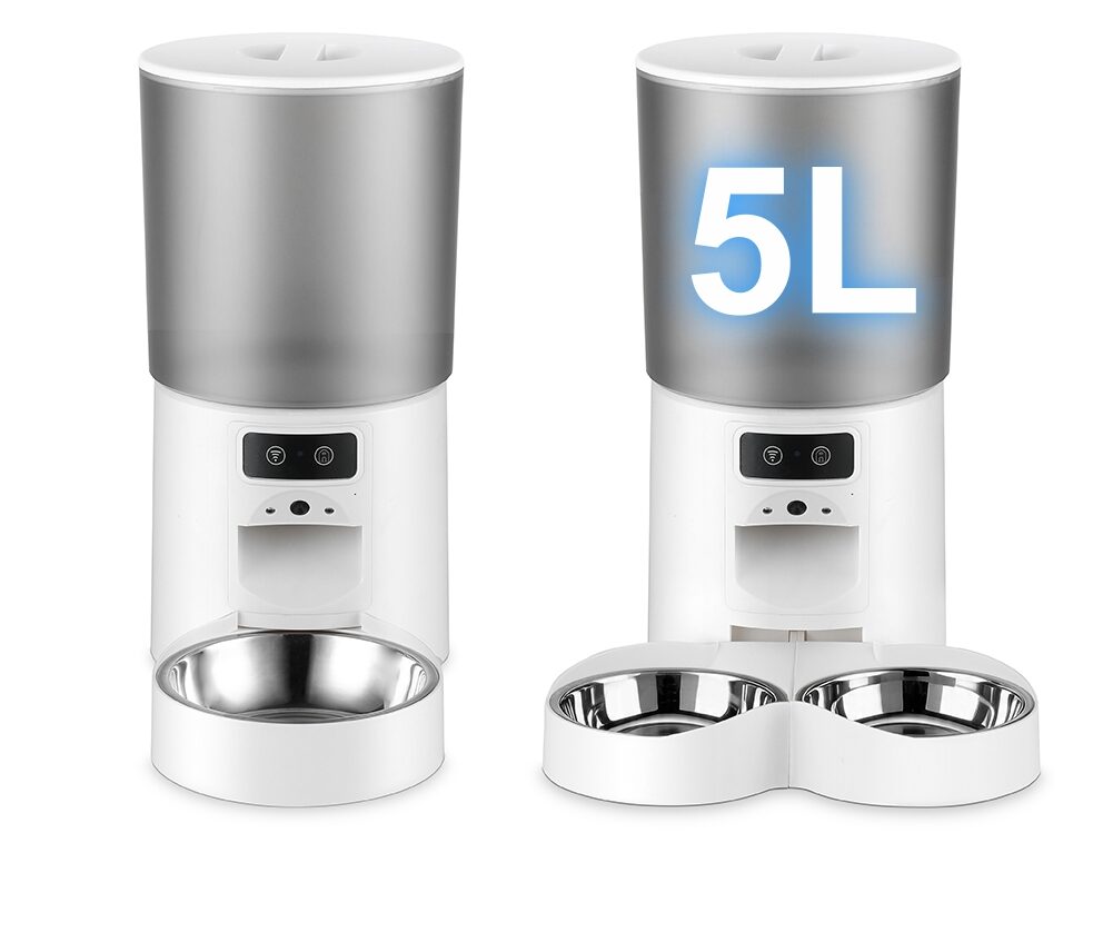 5L Camera Automatic Pet Feeder for Cats and Dogs