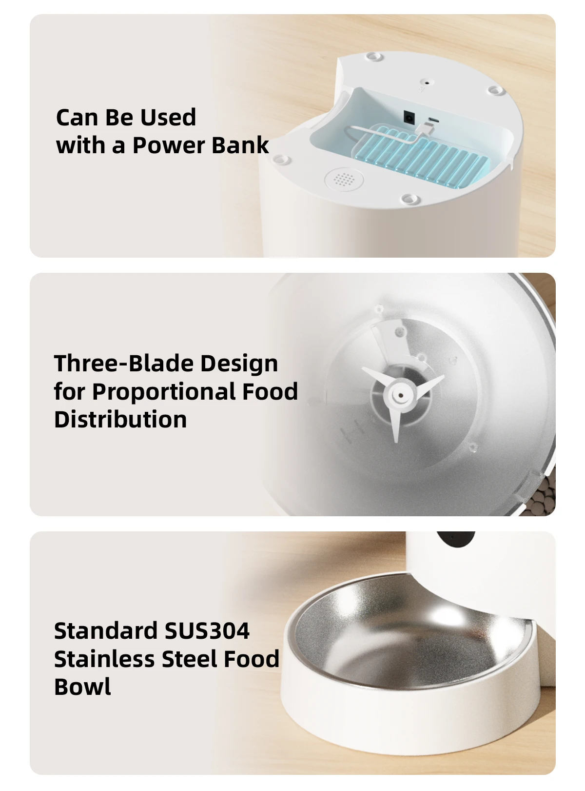 2.8L smart camera automatic pet feeder product detail 12
