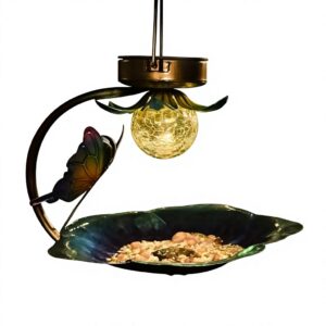 Bird Feeder With Lamp